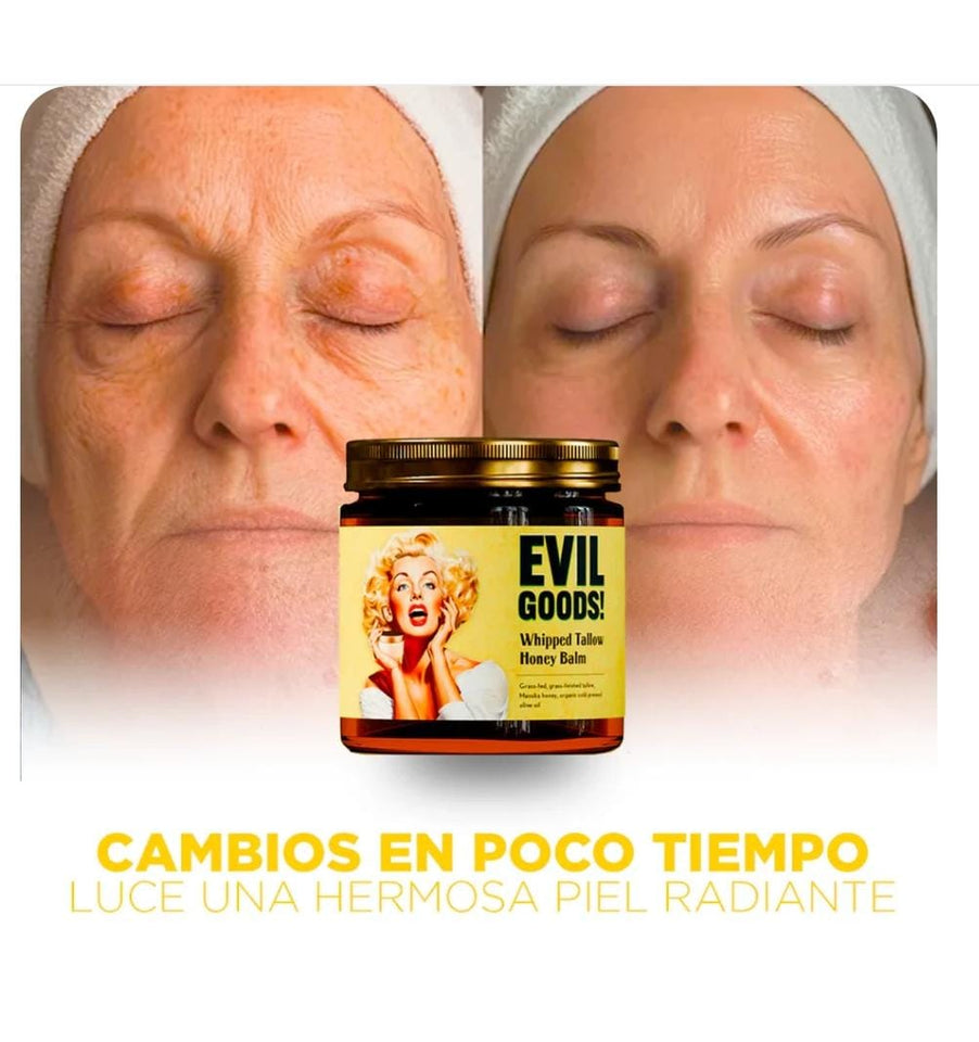 EVIL GOODS®- BALSAMO DE MIEL Y SEBO DE RES ANTI-ENVEJECIMIENTO